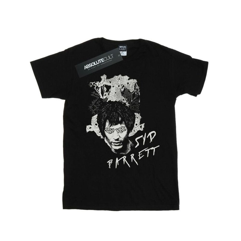 Syd Barrett Mens Psychadelic Eyes T-Shirt / Black